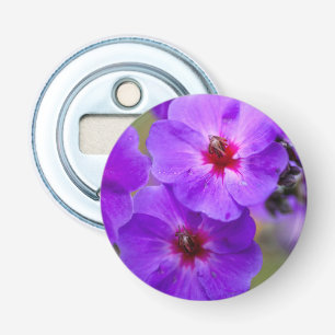 Purple flower bottle opener