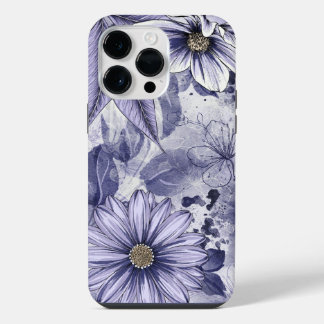 Purple Flower bouquet iPhone 14 Pro Max Case