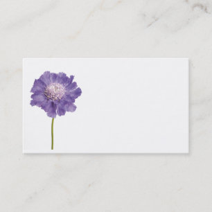 Purple Flower Business Card