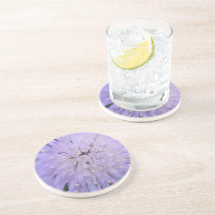Purple flower coaster