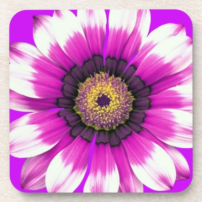 Purple Flower Coaster (Front)