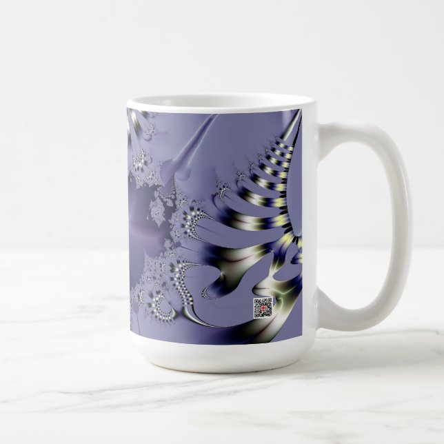 Purple Flower Coffee Mug (Right)