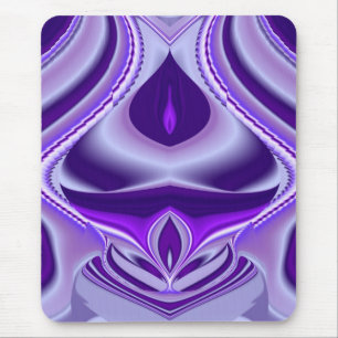 Purple Flower Dream , Abstract Fantasy Rainbow-Art Mouse Pad