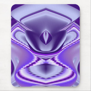 Purple Flower Dream , Abstract Fantasy Rainbow-Art Mouse Pad