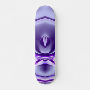 Purple Flower Dream , Abstract Fantasy Rainbow-Art Skateboard