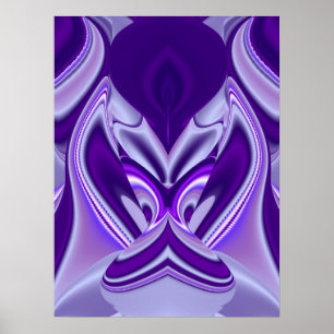 Purple Flower Dream Poster