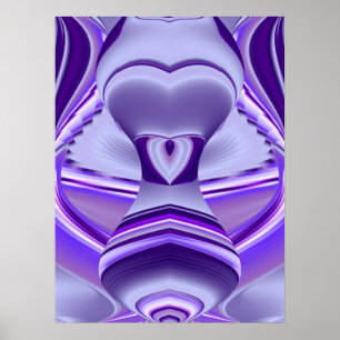 Purple Flower Dream Poster