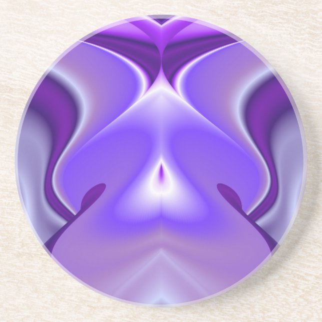 Purple Flower Dreams Coaster (Front)