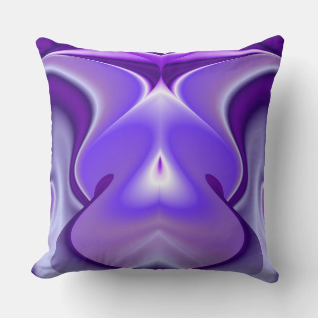 Purple Flower Dreams Cushion (Front)
