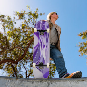 Purple Flower Dreams Skateboard