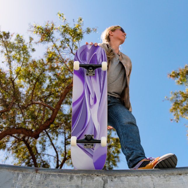 Purple Flower Dreams Skateboard (Outdoor 1)