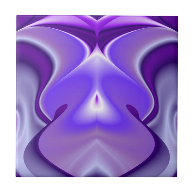 Purple Flower Dreams Tile (Front)