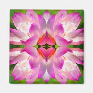 PURPLE FLOWER - Fractal Art - Magnet