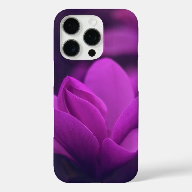 Purple Flower in Soft Light Case-Mate iPhone Case (Back)