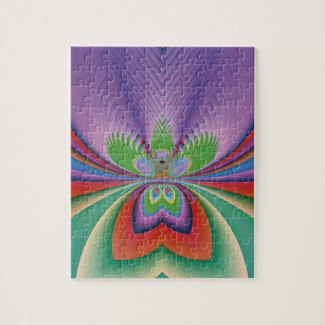 Purple Flower Jigsaw Puzzle (Vertical)