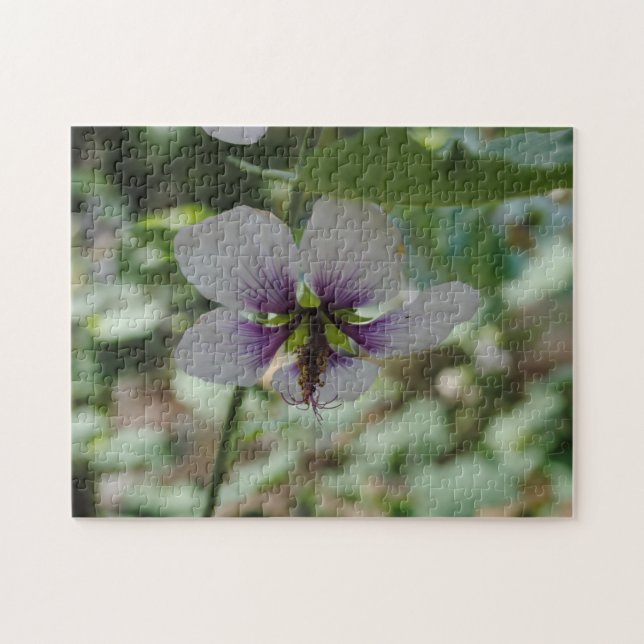 Purple Flower Jigsaw Puzzle (Horizontal)