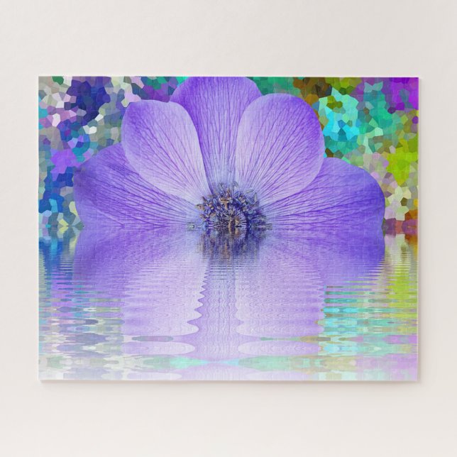 Purple Flower Jigsaw Puzzle (Horizontal)