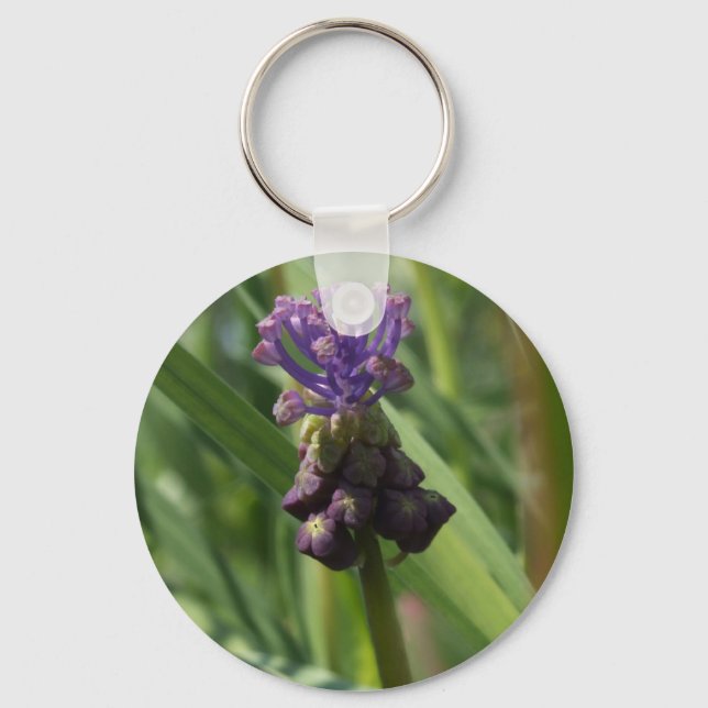 Purple Flower Keychain (Front)