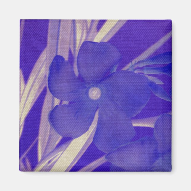 Purple Flower Magnet (Front)