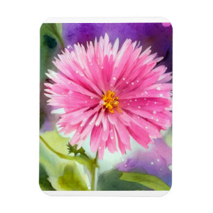 Purple Flower Magnet