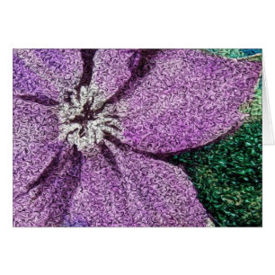 Purple Flower Mixed Media Digital Art