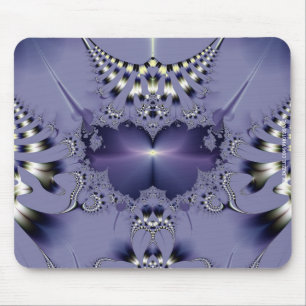 Purple Flower Mouse Pad