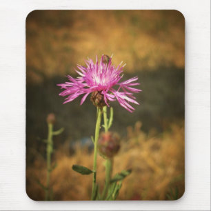 Purple Flower Mouse Pad