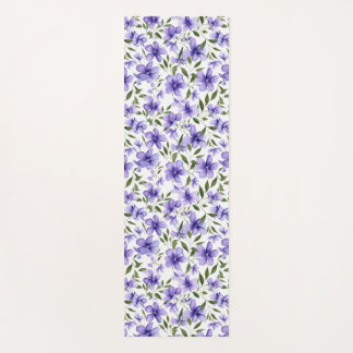Purple Flower Passion Yoga Mat