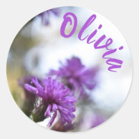 Purple Flower Personalised Garden Photography