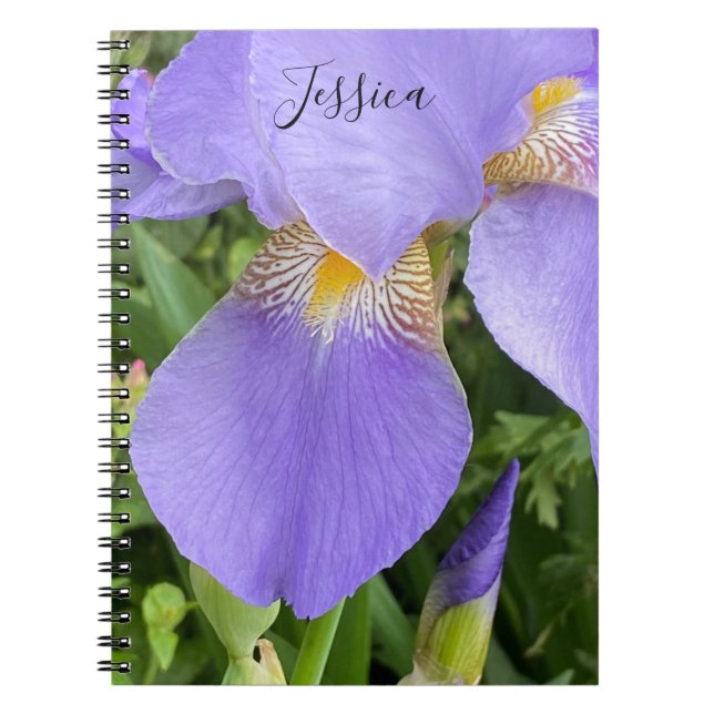 Purple Flower Photography  Notebook (Front)