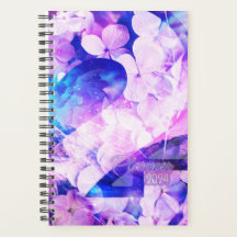 Purple flower Planner for 2024