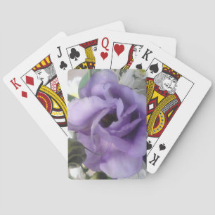 Purple Flower Poker Playing Cards