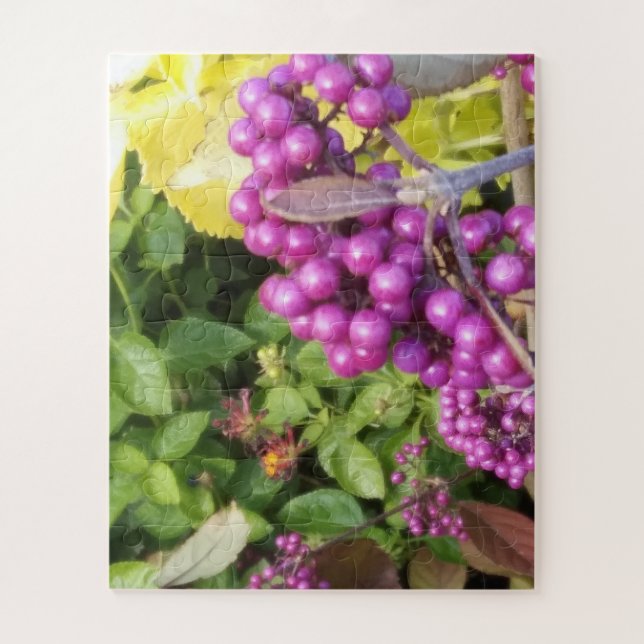 Purple Flower Puzzle (Vertical)