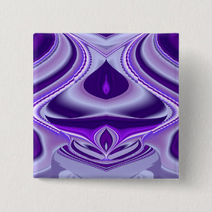 Purple Flower Rainbow Dreams 15 Cm Square Badge