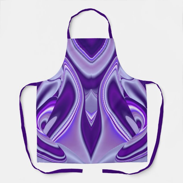 Purple Flower Rainbow Dreams Apron (Front)