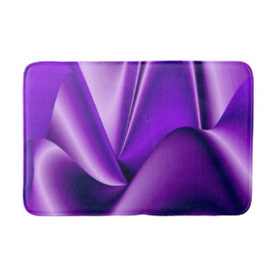 Purple Flower Rainbow Dreams Bath Mat