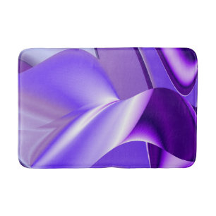 Purple Flower Rainbow Dreams Bath Mat