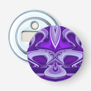 Purple Flower Rainbow Dreams Bottle Opener