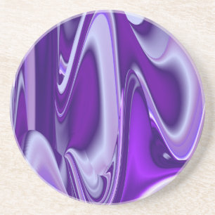 Purple Flower Rainbow Dreams Coaster