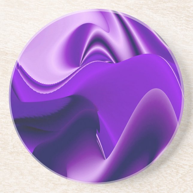 Purple Flower Rainbow Dreams Coaster (Front)