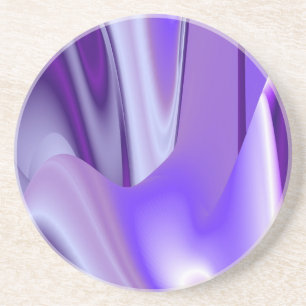 Purple Flower Rainbow Dreams Coaster