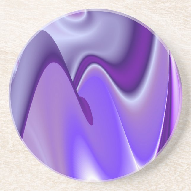 Purple Flower Rainbow Dreams Coaster (Front)