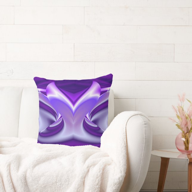 Purple Flower Rainbow Dreams Cushion (Couch)