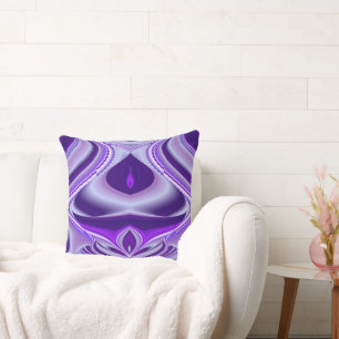 Purple Flower Rainbow Dreams Cushion