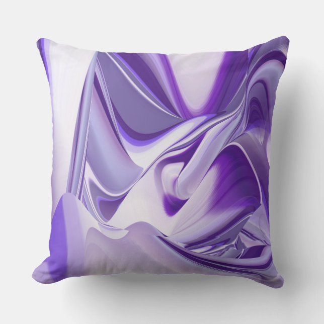 Purple Flower Rainbow Dreams Cushion (Front)