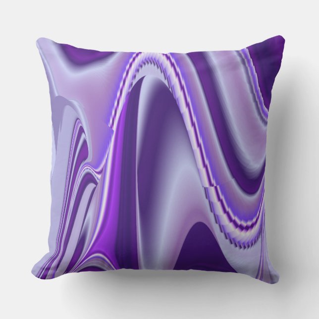 Purple Flower Rainbow Dreams Cushion (Front)