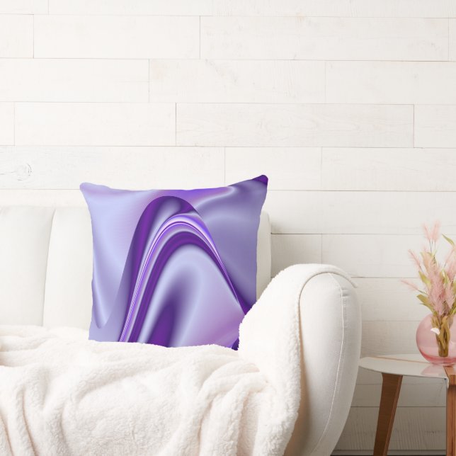 Purple Flower Rainbow Dreams Cushion (Couch)