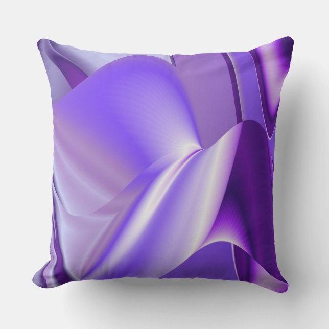 Purple Flower Rainbow Dreams Cushion (Front)