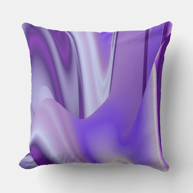 Purple Flower Rainbow Dreams Cushion (Front)