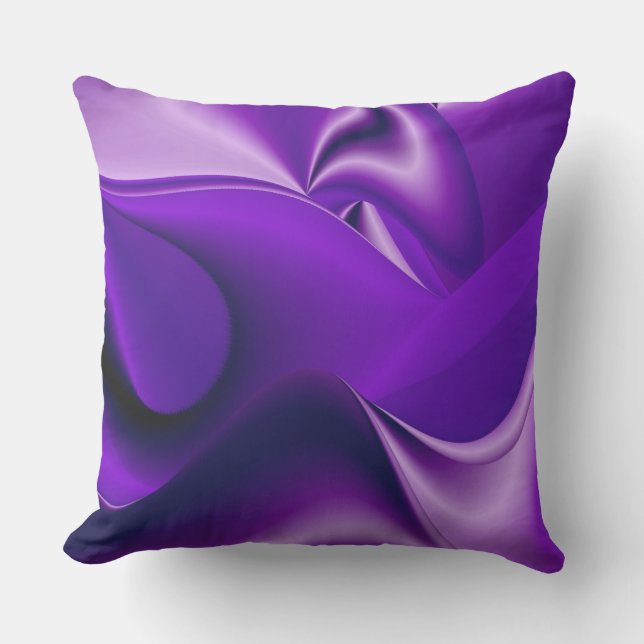 Purple Flower Rainbow Dreams Cushion (Front)